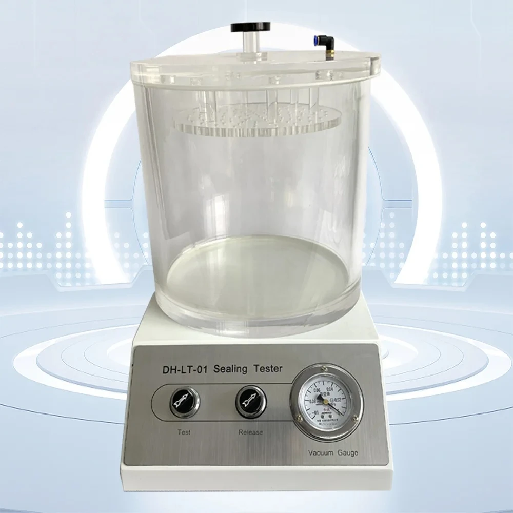 

Affordable Manual Sealing Tester - Leak Test for Bags, Bottles, Tubes, Small Business & Home Use