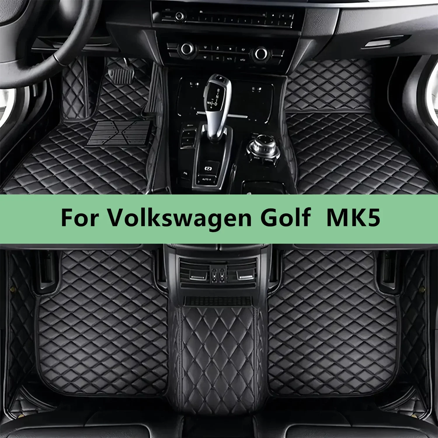 

Custom Car Floor Mats For Volkswagen Golf MK5 2004 2005 2006 2007 2008 2009 Floor Mats for Car Men Women Car Accessories