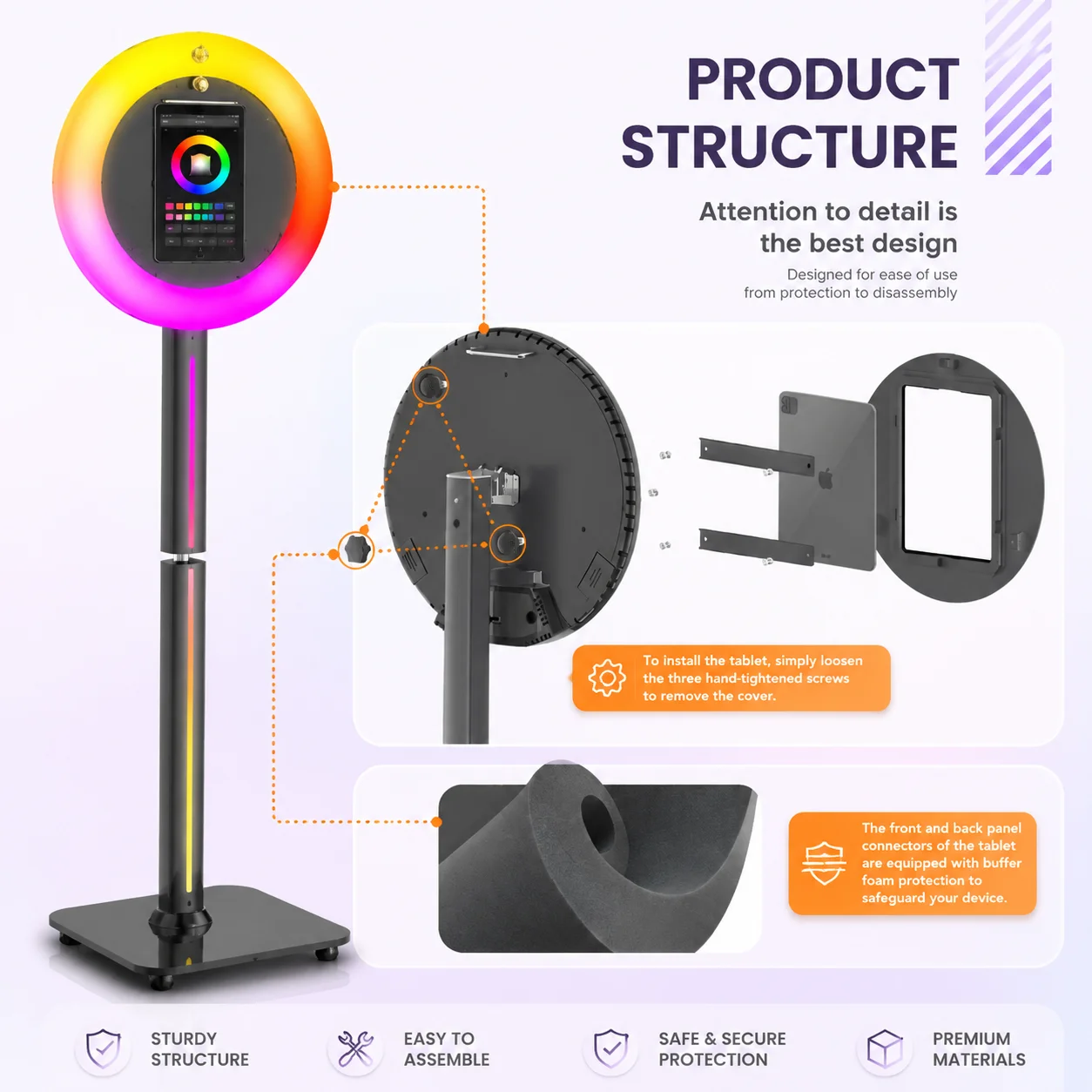 US DE Stock Ipad Photo Booth S - огляд і ціна Photography Lighting Kit Rental