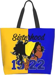 Sigma Gamma Rho Tote Bag Handbag Shopping Office Commuter Shopping Solid Fashion Sense