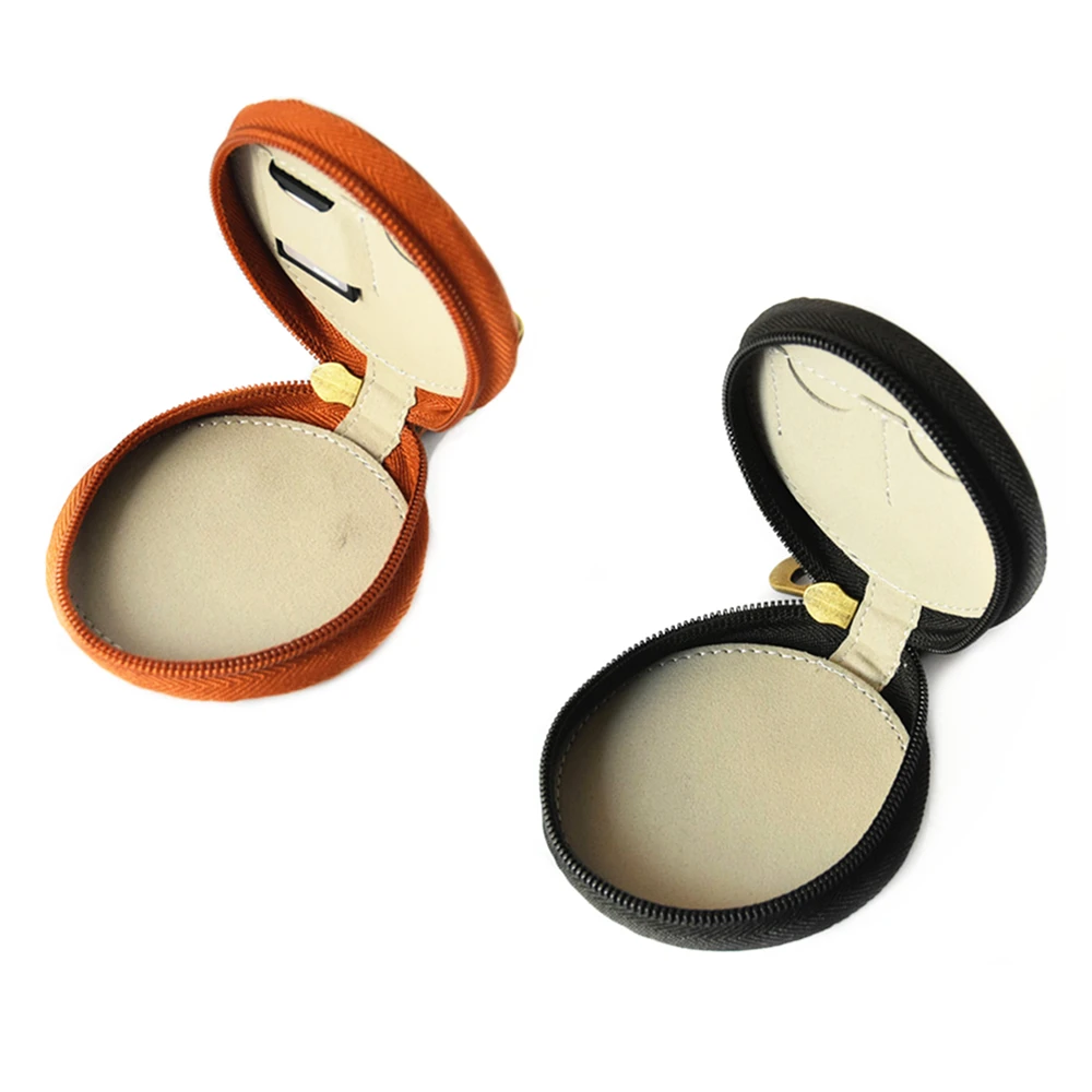 Bolsa de almacenamiento de batería de filtro Vintage, bolsa protectora de cuero PU para batería de cámara DSLR sin espejo