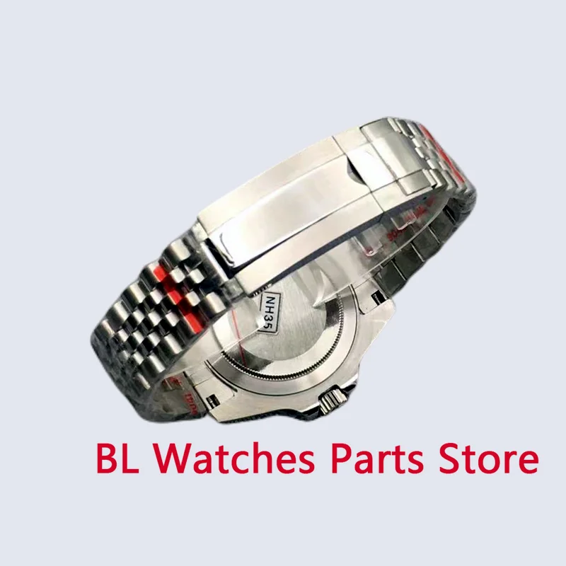 BLIGER 36mm 39mm Blue Roman Numbers NH35A PT5000 MIYOTA Automatic Men Watch Fluted Bezel Jubilee Bracelet Sapphire Glass