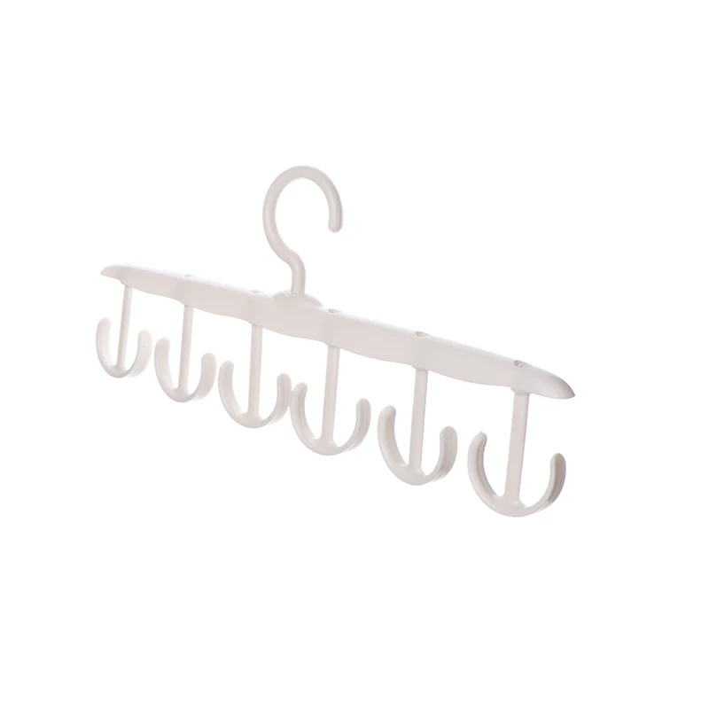 For Camisole Hat Belt Bag Saving Space Vest Storage Rack Bra Hanger For Closet 360°Rotating Multi-Functional Racks With Hook