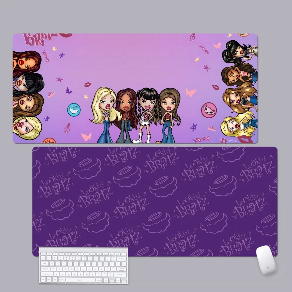 Lovely Doll Bratz Cute Silicone Large/small Pad To Mouse Pad Game Size For Game Keyboard Pad