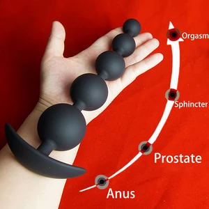 Dilator Manik-manik Anal Silikon, Bola Sejarah Besar, Anus Pantat Panjang Tapi Sumbat Pantat, Buttplug Buttplug Anal, Mainan Seks Prostat Anal 8 manik-manik anal penjualan terbaik besar - №