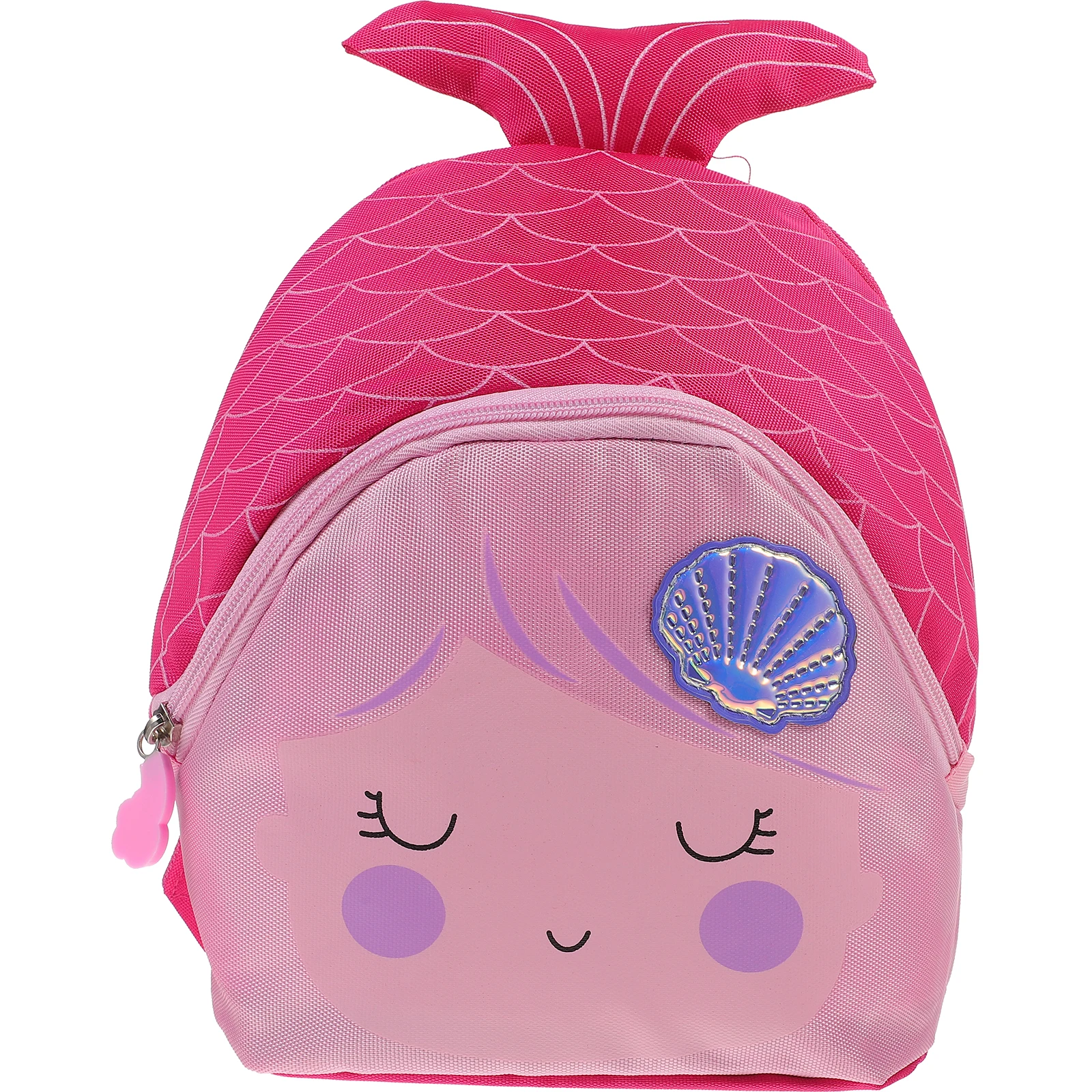 

Cartoon Mermaid Backpack Girls Shoulder Bag Student Schoolbag Child Backpacks Large Storage Anti Theft Adjustable for Trip
