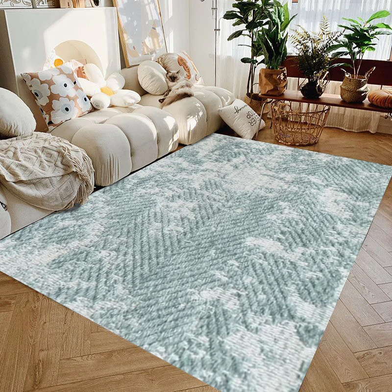 Nordic modern minimalist carpet living room bedroom coffee table floor mat light luxury home large-area anti slip carpet