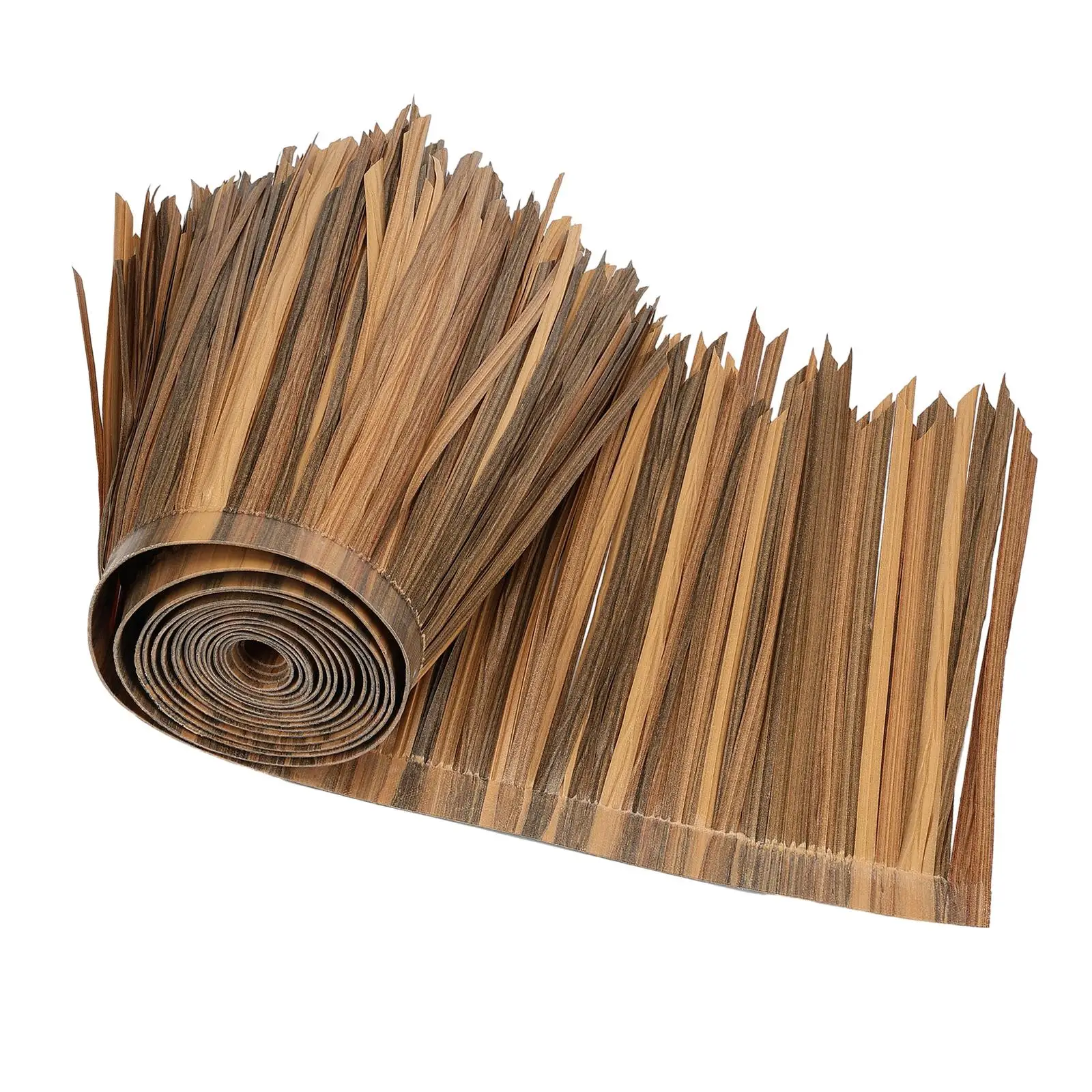 Straw Roof Thatch Fake Multipurpose 1M Fitments Simple Using Decoration Grass Skirting Roof DIY for Garden Bar Tiki Bar Outdoor