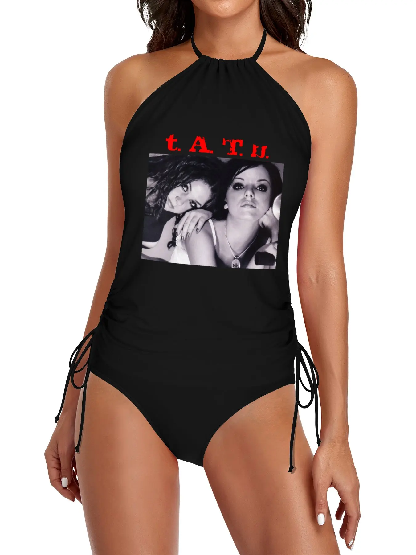 

t.a.t.u popart Split Swimsuit Set Beach shirt Bikini swimsuit bikini panty woman