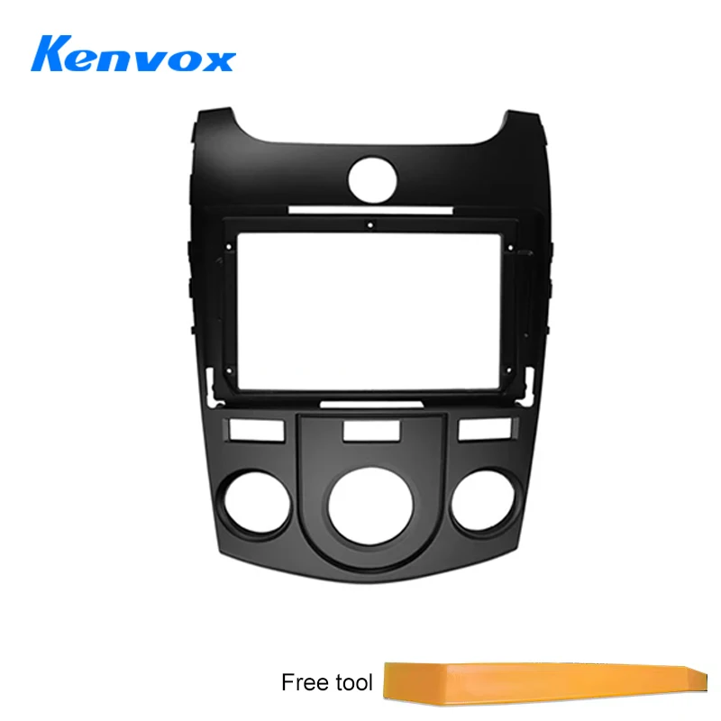 9inch For KIA Cerato Forte 2009-2017 Car Radio Fascias Android MP5 Stereo Player 2Din Head Unit Panel Frame