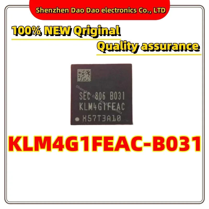 

KLM4G1FEAC-B031 FBGA-153 EMMC Chip 5.0 4GB memory chip IC New original