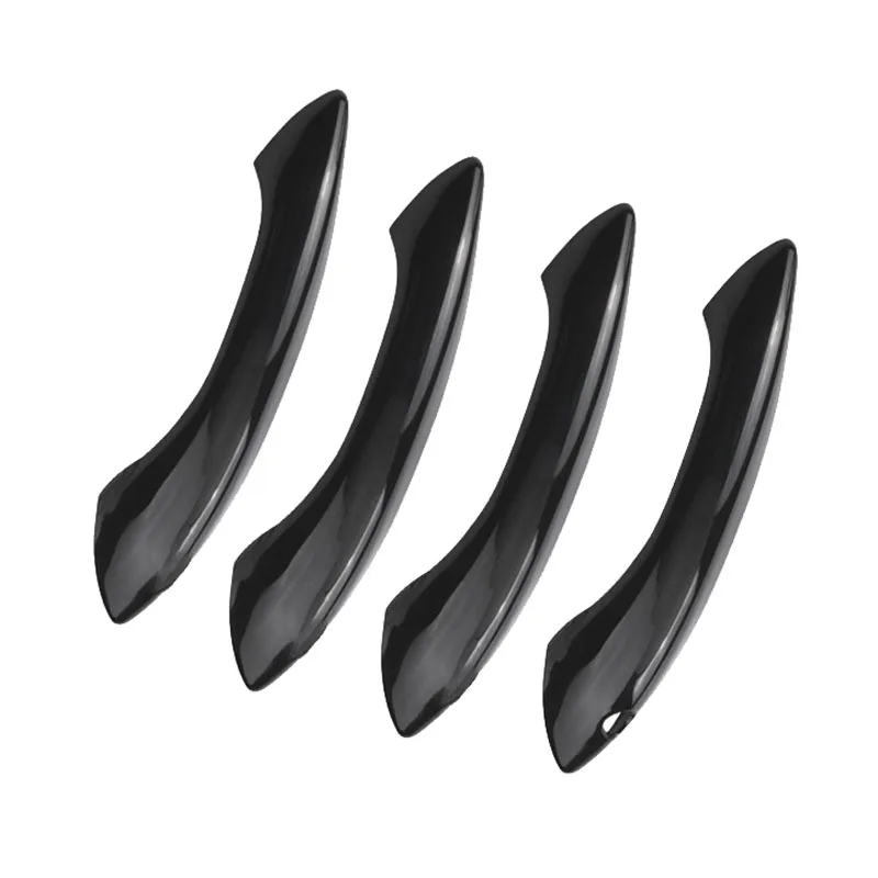 ABS Black Outside Exterior Door Handle Protector Cover Trim for-BMW 5 6 7 Series F07 F10 F11 F06 F12 F13 F01 F02