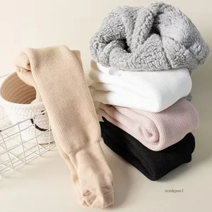 Super dicke heiße Winterstrumpfhosen für Mädchen, vertikale Streifen, Baumwollgänge für Kinder, Baby, reine Farbe, Kinder 8 Hauptverkäufe Kindermesser - №6