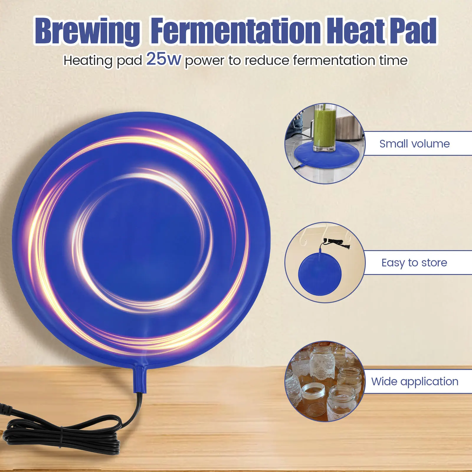 Tapis Chauffant Pour Pâte à Pain Bourske – Température & Minuterie Réglables !
