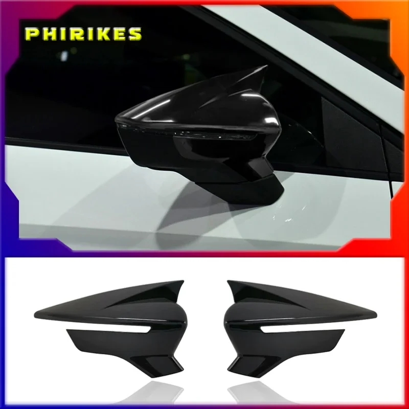 

2 PCS PIANO BLACK COLOR MIRROR COVER 2012-2021 MODEL YEAR BREAK CAR ACCESSORY NEW SEASON DESIGN ÇERÇEVE