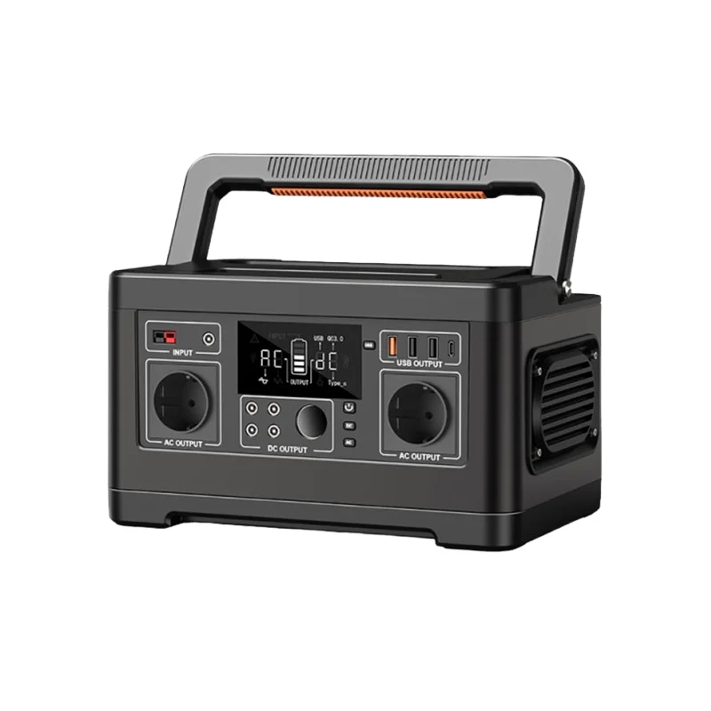 500W Emergency Outdoor Power Supply Large Capacity Lithium Ion Battery MPPT Pure Sine Wave Flashlight External C AU/US