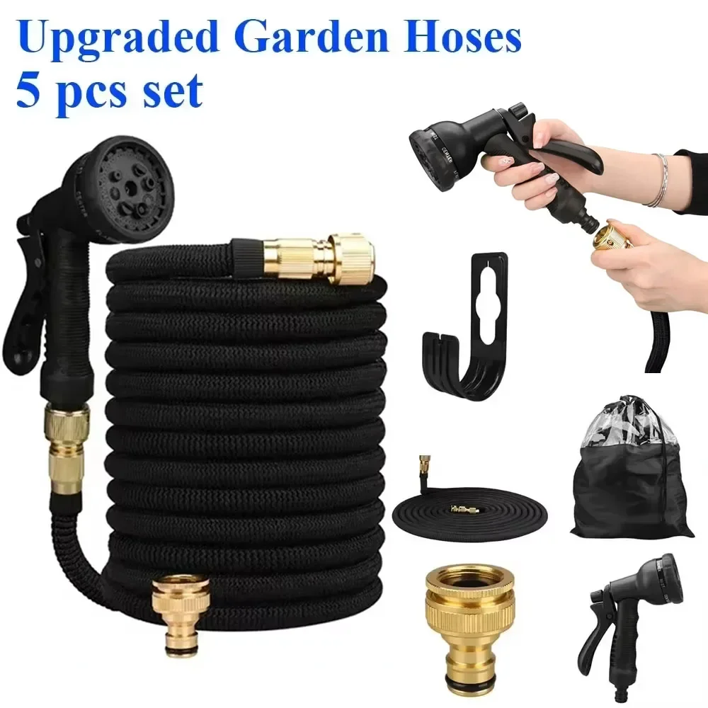 

Garden Water Hose Expandable 22.5m Double Metal Connector High Pressure Pvc Reel Water Pipes for Garden Farm Irrigation Car Wash