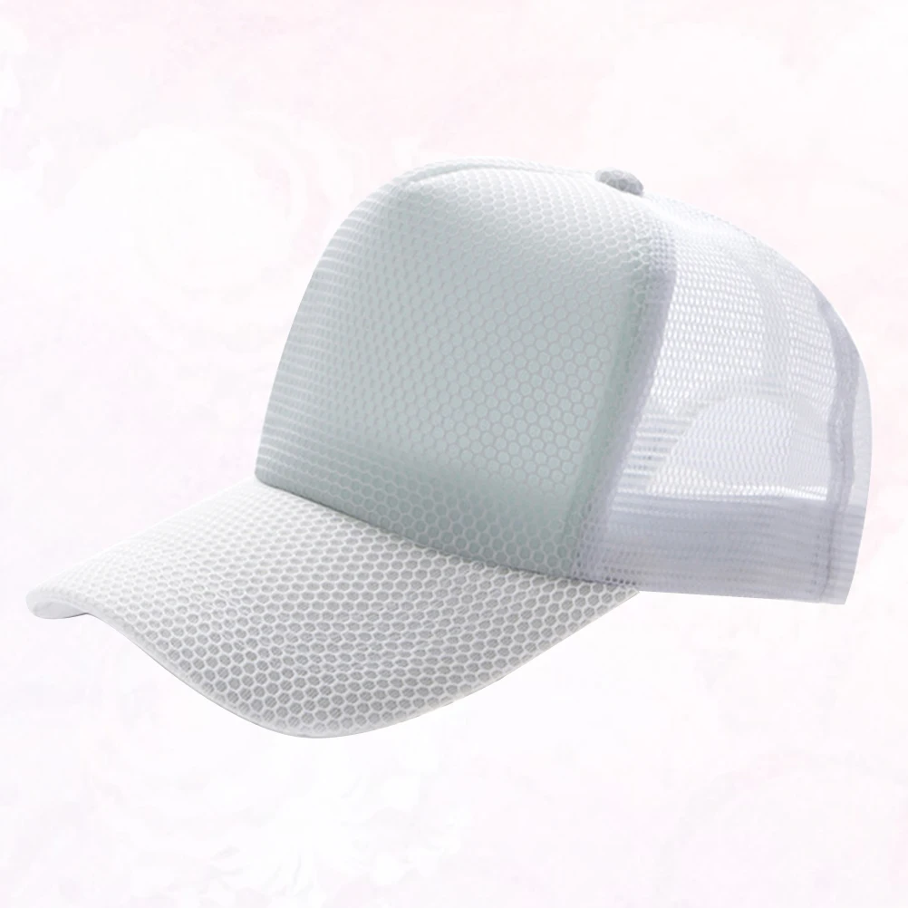 

Mesh Baseball Hat Sun Protection Lightweight Breathable Adjustable 56-60Cm Hollowed Outdoor Beach Hiking Camping Hat For Men