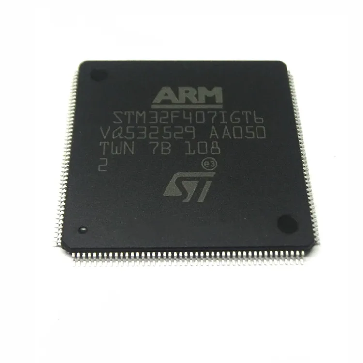 2PCS  STM32F407IGT6 ,LQFP176 ,Original IC component intergrated circuits microcontroller BOM Services STM32F407IGT6