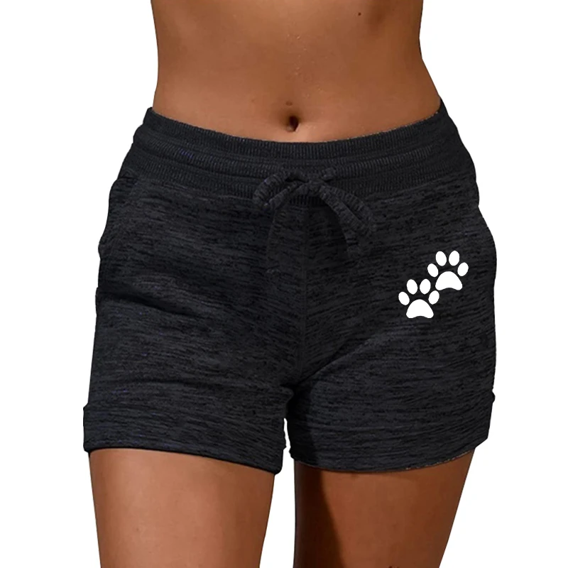 Summer Women\'s Shorts Printed Shorts Stretch Low Waist Women\'s Sexy Beach Fitness Shorts Women\'s Large Size