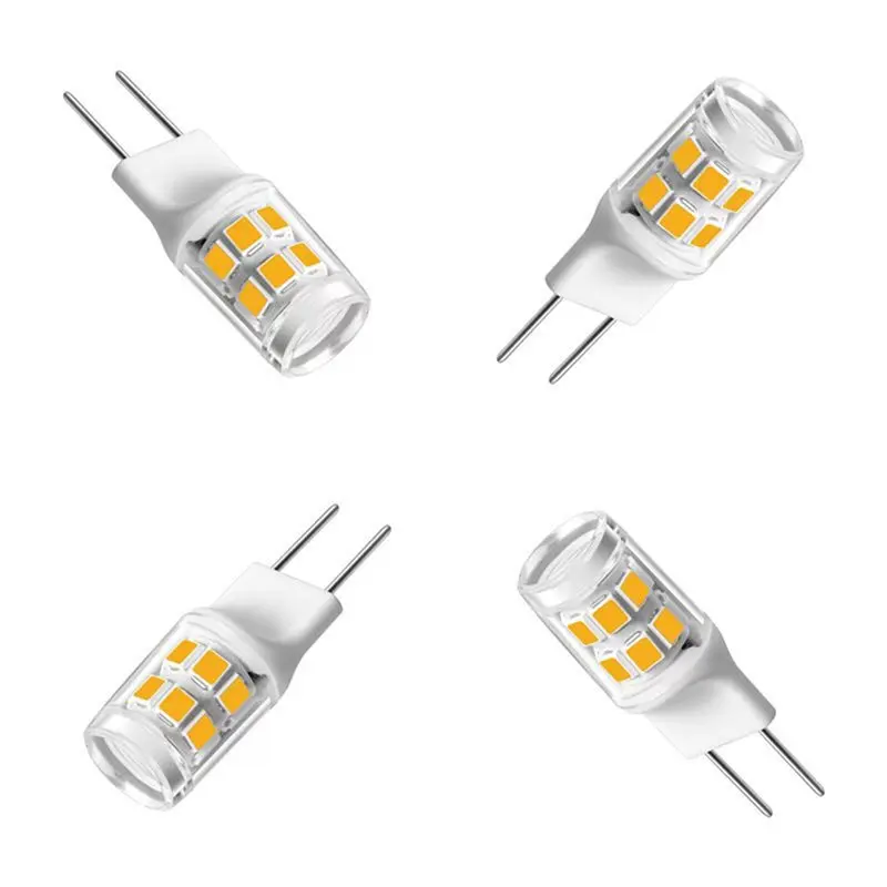 50Pcs G8 Led Bulb 3W Equivalent To G8 Halogen Bulb 20W-25W, T4 Light Bulb Bi-Pin G8/GY8.6 Base, G8 Bulb Warn White 3000K