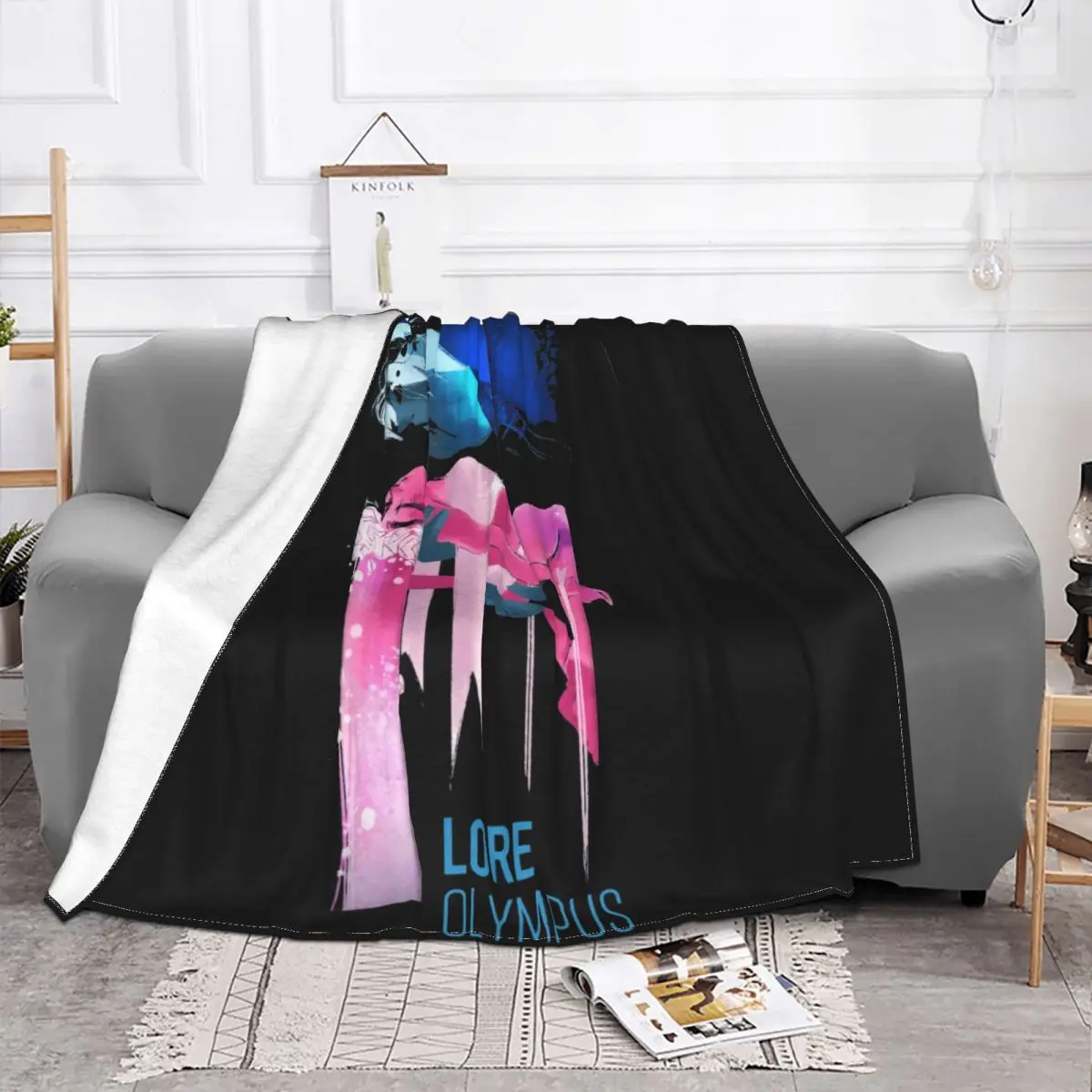 Lore Olympus Hades&Persephone Boyfriend Fit Girls Blanket Plush Bedding Dust Cover Sofa Dedicated Home Decotation