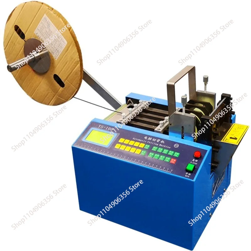 for Auto Heat-shrink Tube Cable Pipe Cutting Machine Automatic  PVC Pipe Cutter 220V 0-100mm 350W