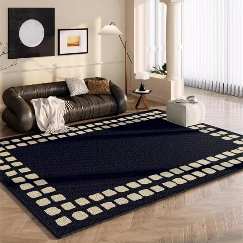 

Wabi-sabi Wind Living Room Decoration Carpet Light Luxury Bedroom Bedside Sofa Plush Rug Fluffy Soft Cloakroom Thicken Floor Mat