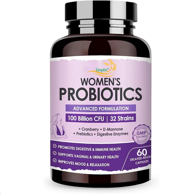 Probiotics For Women Containing Enzymes And Prebiotics 100 Billion || Probiotics Containing Mannose And Cranberries