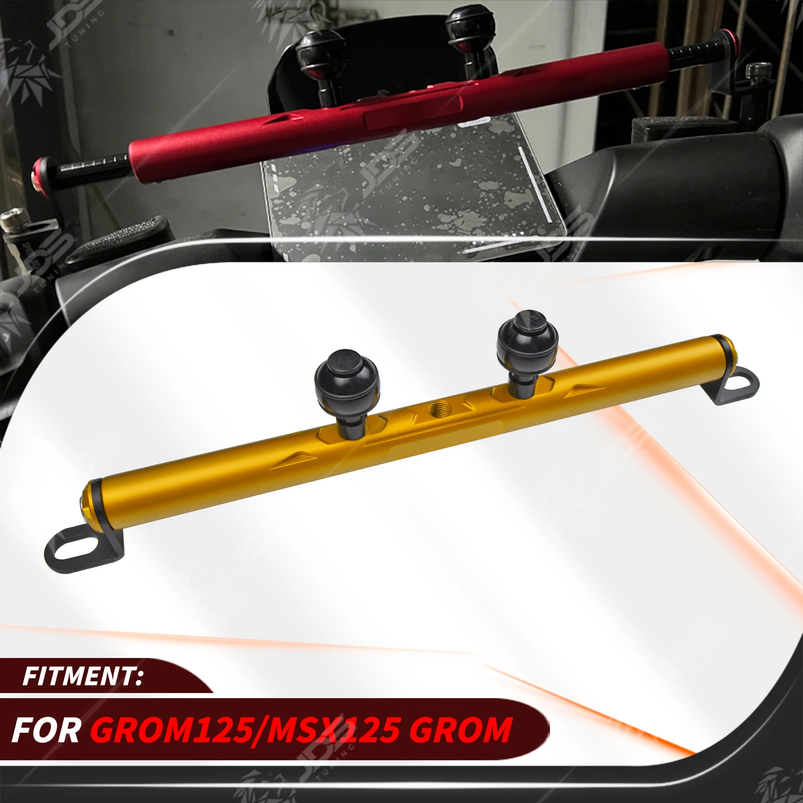 For HONDA GROM125/MSX125 GROM Crossbar Balance Beam Multifunction Bar Phone Holder Bracket Accessories Parts
