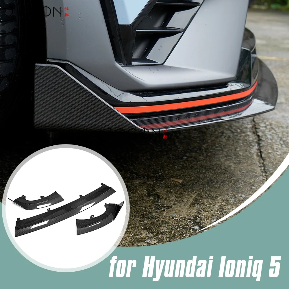 

Replace Carbon Car Exterior Front Bumper Lower Air Splitter Body Kits Cover Trim Accessories For Hyundai Ioniq 5 N 2024 2025