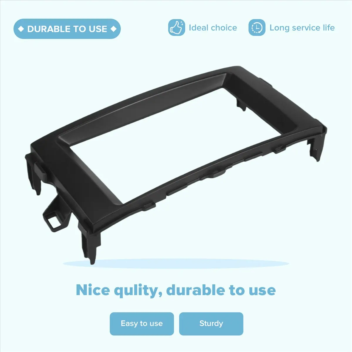 Super Sale 2Din Car Fascia for Toyota Auris 2006-2012 Stereo Fascias Panel Dash Mount Installation Car DVD Frame Kit In-Dash
