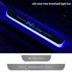 For Hyundai I30 Sonata Elantra Kona Tucson N Line N Performance LED door ambient light door sill sill protectors