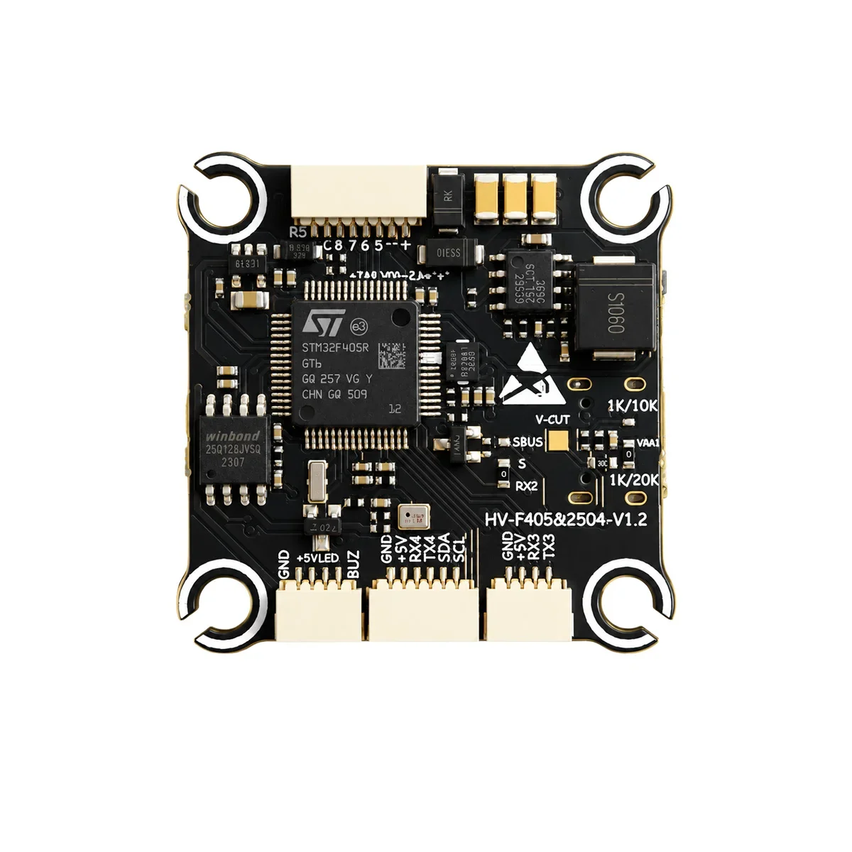 AvaCoreF405 Flight Controller 80A 4-in-1 ESC Stack STM32F405 ICM42688-P 16MB Blackbox 30.5x30.5mm for FPV Racing Drone