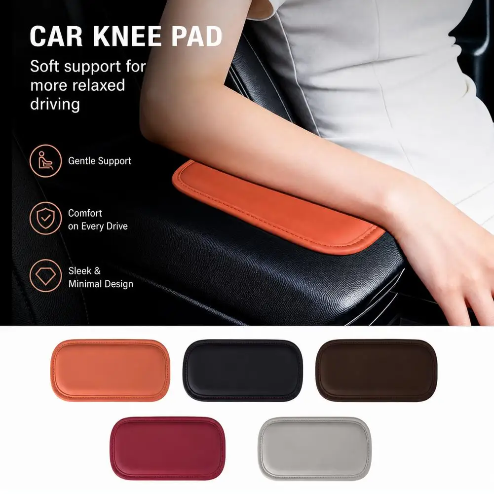 Car Knee Rest Pad and Elbow Cushion Memory Foam Center Console and Door Panel Support Pad Anti-Fatigue Driving Leg Protector