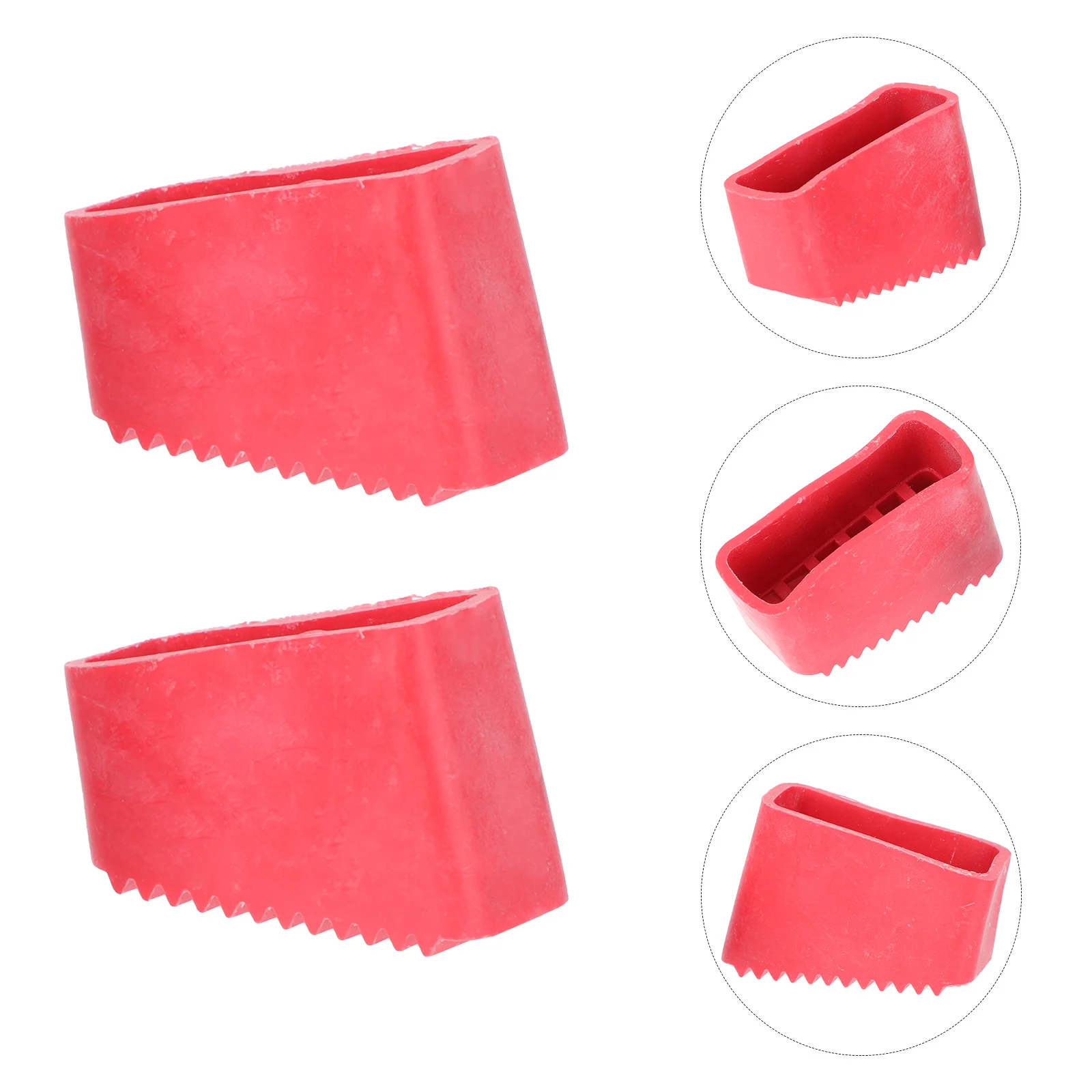 4 Uds. Cubiertas para pies de escalera, cubiertas versátiles para patas de escalera, almohadillas antideslizantes para escaleras, Protector de pies de escalera, almohadillas para escaleras