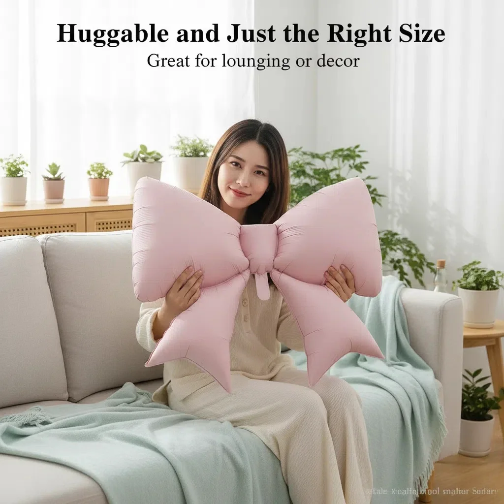 

1pcs Large Size Bow Foil Balloons Matte Colored Bowtie Ballon Baby Shower Girls Gender Reveal Birthday Party Decorations