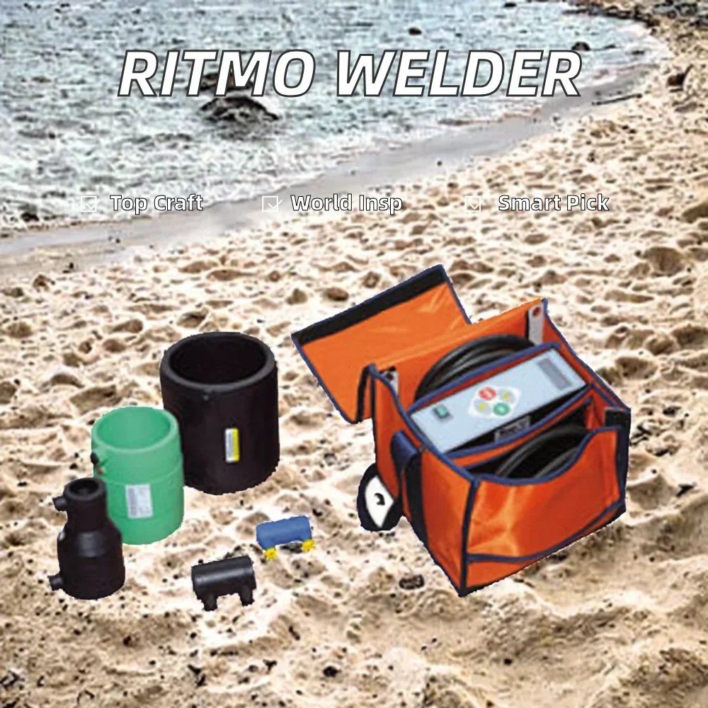 

New Portable Ritmo ELEKTRA 20mm-125mm HDPE Pipe Welding Machine Light Electrofusion for Tube Welders