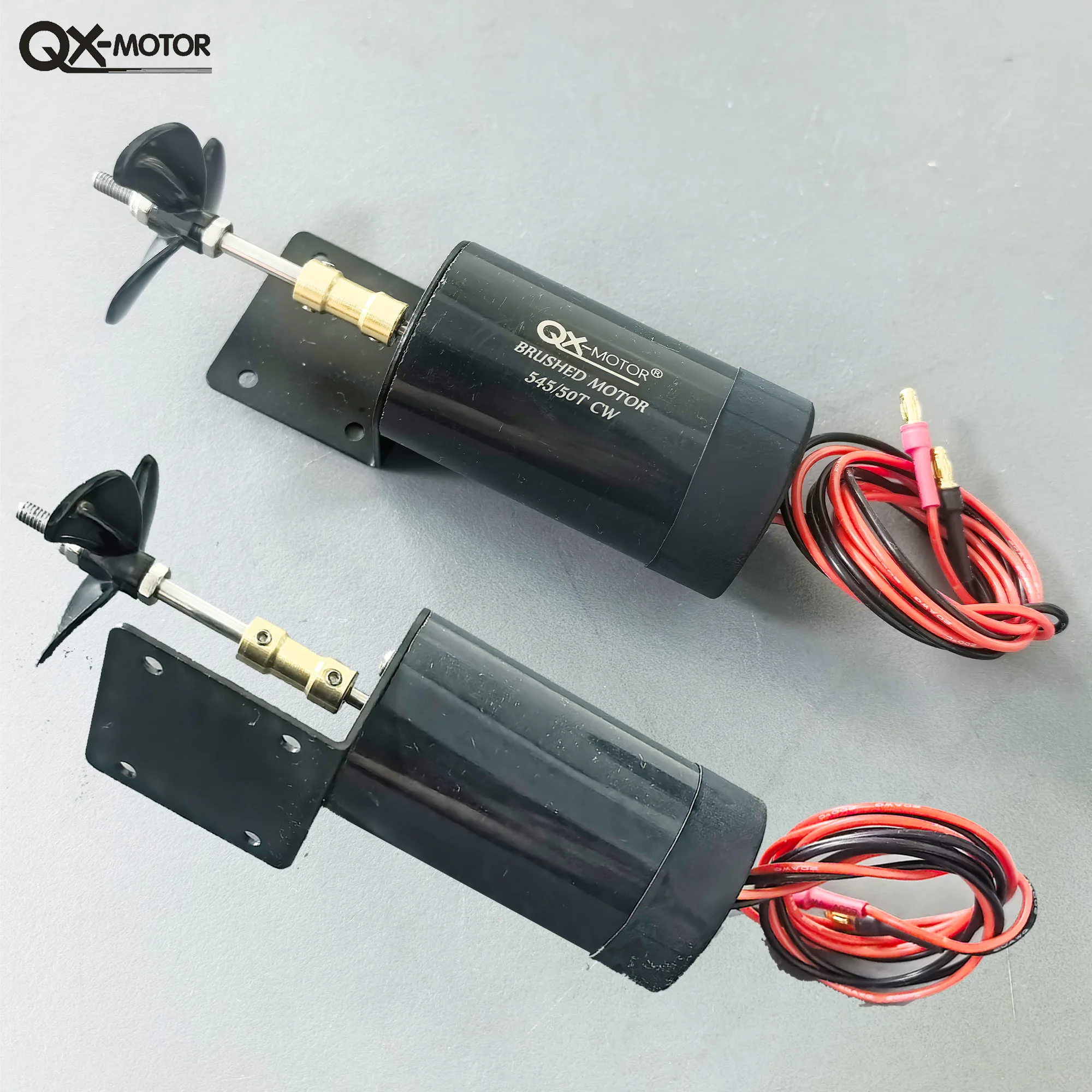 QX-MOTOR 545/50t motor de hélice subaquática sem escova para barco de pato controle remoto não tripulado Nesting Trawler rotação cw/ccw