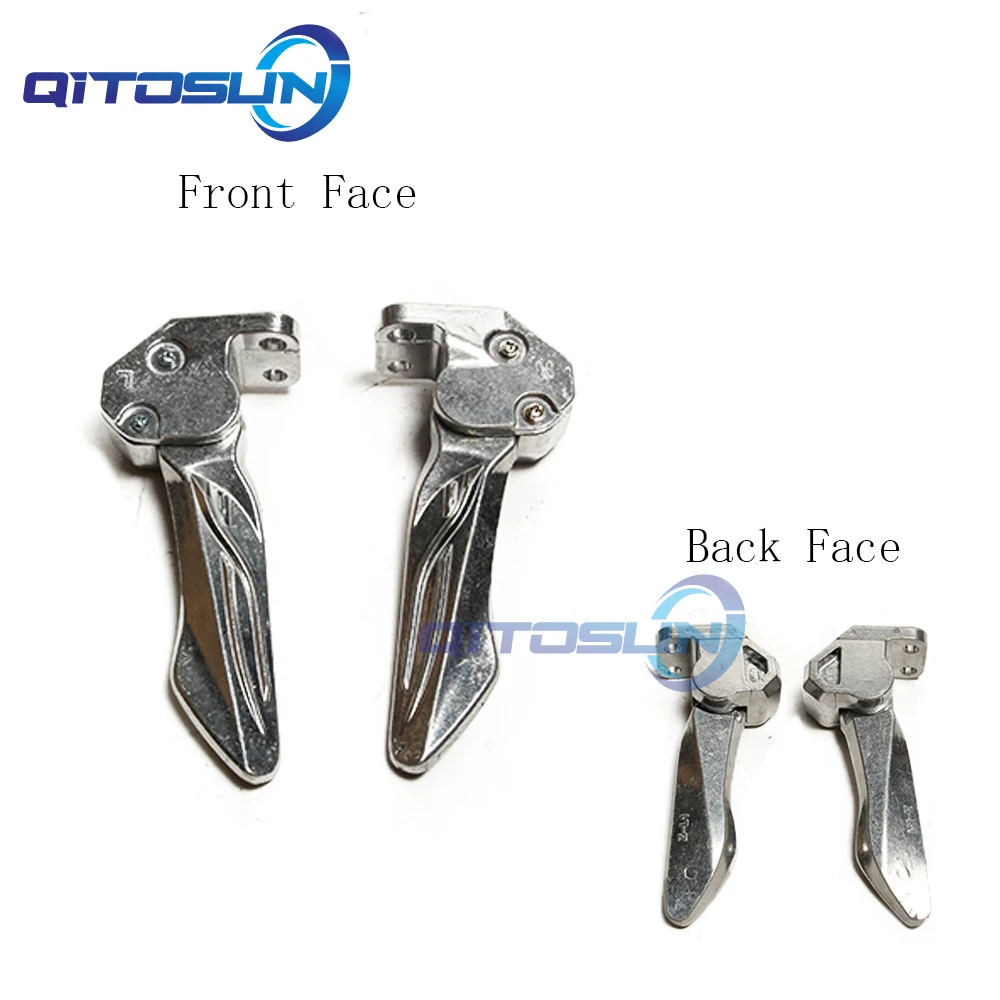Motorbike Parts Pair Force Smax Cygnus Motorcycle Foot Pegs Pedal Automatic Telescopic Aluminum Alloy Footrests  Foot Pegs