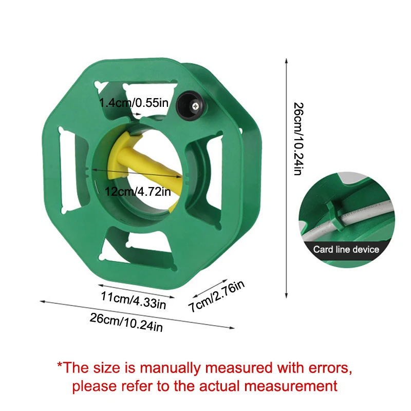 1PC Portable Plastic Winding Reel Wire Storage Reel Closing Line Winding Disk Rolling Line Dish Cable Winding Reel Winding Winch