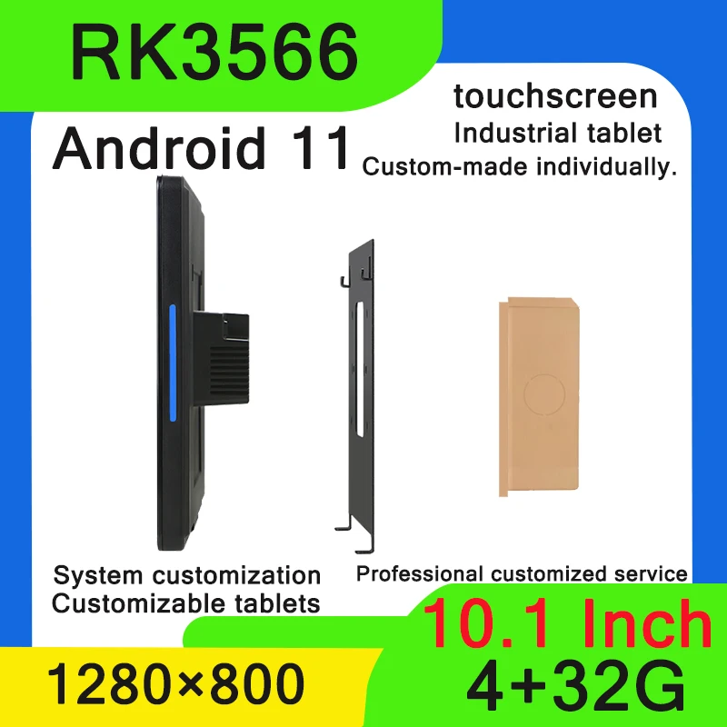 Ultra-thin 10.1 Inch Android 11 Smart Home Control Panel,  4G+32G Enable Fluent Touch Control, POE RGB Light Home Assistant