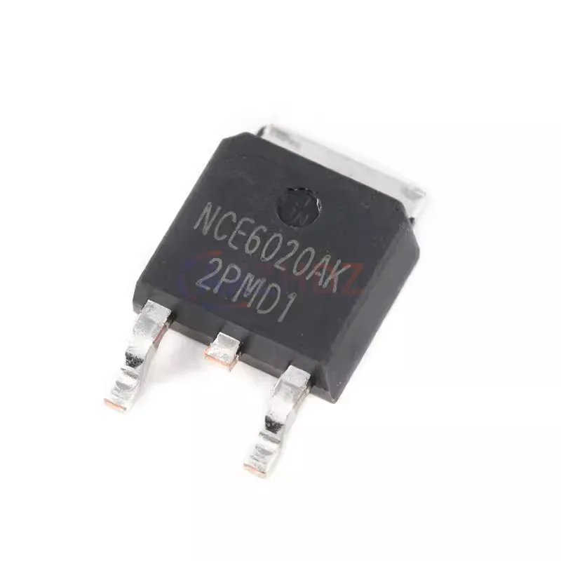 10PCS NCE6020AK TO-252-2 SMD NCE3050K 30V/50A 60V/20A 45W NCE6020 N-channel MOSFET Transistor 3