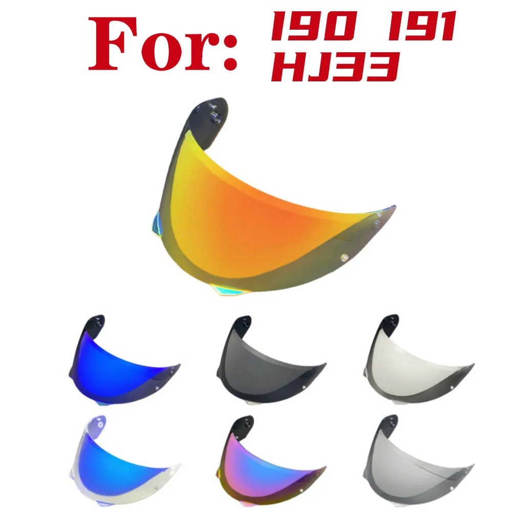 

For HJ-33 Shield Lens Motorcycle Helmet Anti-Scratch & UV-Resistant Fit for HJC I90 I91 HJ33 Windproof Moto Helmets Accessories