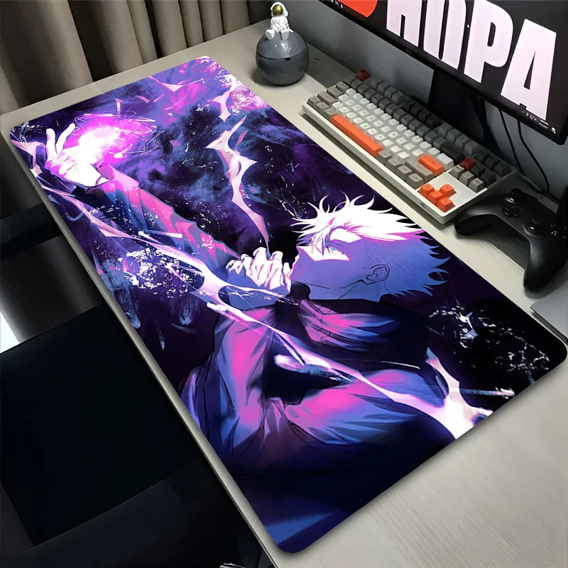 

Mousepad Laptop Office Rubber Desk Mat J-Jujutsu K-Kaisen Keyboard Rug Mouse Pad Anime Carpet Gaming Accessories Large Desk Mat