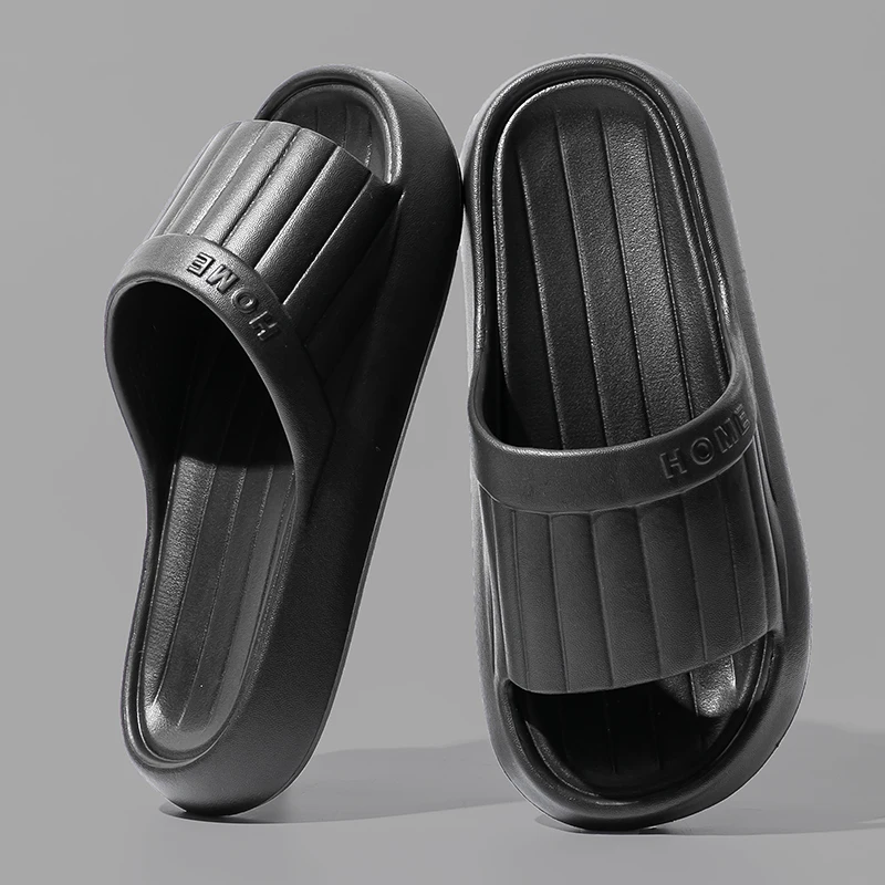 

EVA Men Sandals Flip Flops Man Slippers Solid Color Summer Non-slip Soft Sole Comfortable Shower Slippers Outdoorf Couple Shoes