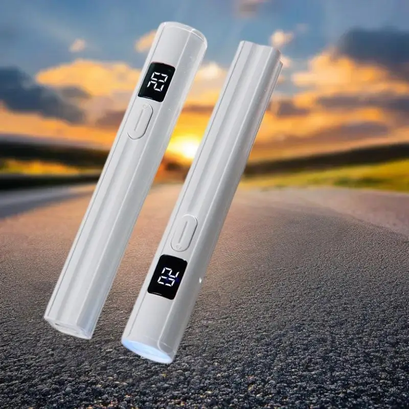 LED Lighted Mini Nail Dryer with UV Function, Rechargeable via USB, Perfect for Gel X Lamps