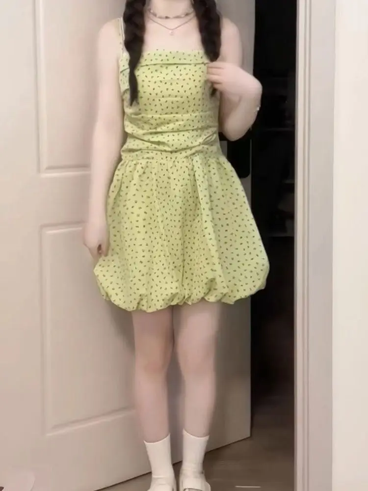 Frauen Kleider Ärmelloses Blumen Slash Neck Schlank Slash Neck Süße Geraffte Elegante Party Knospe Mini Kleid Weibliche Casual