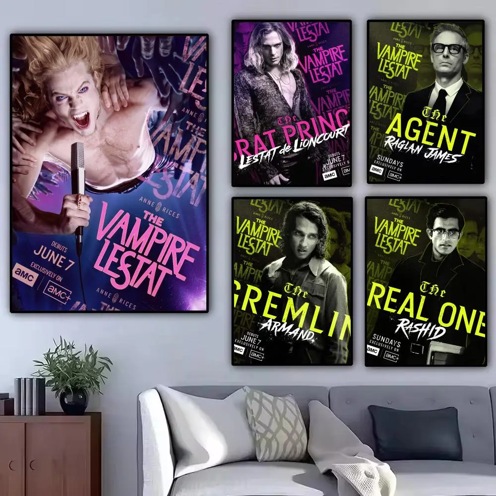TV T-The Vampire Lestat Poster Modern  Wall Art Aesthetic Minimalist Bedroom Decor Cafe Home Gift