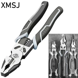 Universal Super Alloy Wire Cutters Wire Stripper Demolisher Pliers Needle Nose Pliers Electrician Metalworking Professional Tool